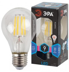 F-LED A60-9W-840-E27 ЭРА (филамент, груша, 9Вт, нейтр., Е27) (10/100/1500)