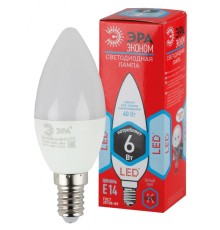 Светодиодная лампа E14 6W 4000К (белый) Эра ECO ECO LED B35-6W-840-E14 (Б0020619)