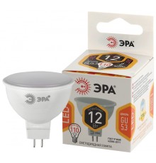 LED MR16-12W-827-GU5.3 ЭРА (диод, софит, 12Вт, тепл, GU5.3) (10/100/4000)