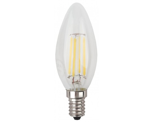 F-LED B35-7W-827-E14 ЭРА (филамент, свеча, 7Вт, тепл, E14) (10/100/2800)