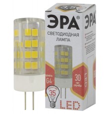 LED JC-3,5W-220V-CER-827-G4 ЭРА (диод, капсула, 3,5Вт, тепл, G4) (100/1000/30000)