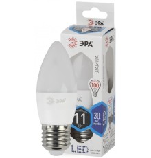 LED B35-11W-840-E27 ЭРА (диод, свеча, 11Вт, нейтр, E27) (10/100/3500)