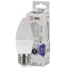 LED B35-7W-860-E27 ЭРА (диод, свеча, 7Вт, хол, E27) (10/100/3500)