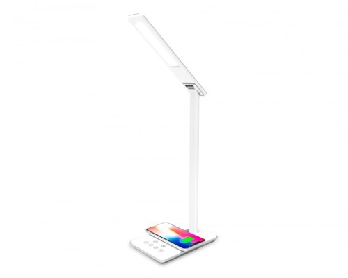 Настольная лампа с беспроводной зарядкой и USB портом Ambrella light Desk DE581