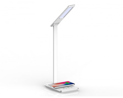 Настольная лампа с беспроводной зарядкой и USB портом Ambrella light Desk DE581