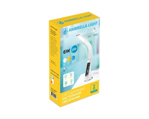 Светодиодная настольная лампа с дисплеем Ambrella light Desk DE509