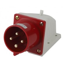 Вилка стационарная 524 3Р+РЕ 32А 380В IP44 Эра Б0032859