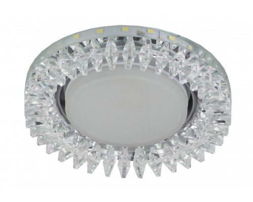 Встраиваемый светильник cо LED подсветкой Эра DK LD20 SL/WH (Б0028065)