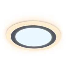 Встраиваемый точечный светильник с подсветкой Ambrella light Downlight DCR373