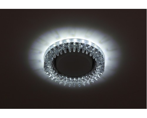 Встраиваемый светильник cо LED подсветкой Эра DK LD20 SL/WH (Б0028065)