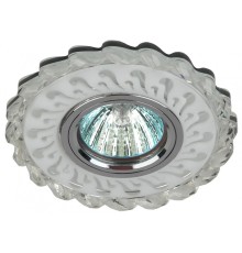 Встраиваемый светильник c LED подсветкой Эра DK LD36 SL/WH (Б0036480)