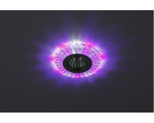 Встраиваемый светильник c LED подсветкой Эра DK LD2 SL/WH+PU (Б0019198)