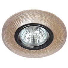 Встраиваемый светильник c LED подсветкой Эра DK LD1 BR (Б0018778)