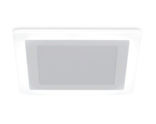 Встраиваемый светодиодный светильник с подсветкой Ambrella light Downlight DCR390