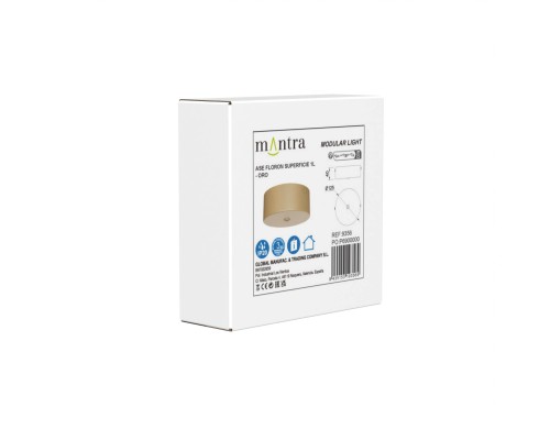 9356 Основание потолочное 1L MODULAR LIGHT FLORONES MANTRA