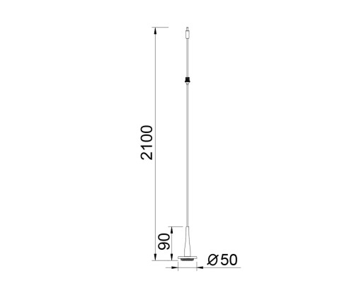 9345 Подвес светодиодный без плафона и основания ANDROMEDA MANTRA