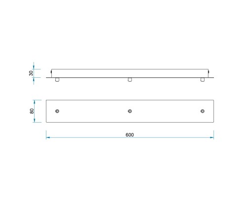 9465 Основание потолочное 3L MODULAR LIGHT FLORONES MANTRA