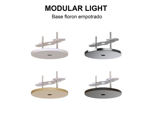 9358 Основание потолочное утопленное 1L MODULAR LIGHT FLORONES MANTRA