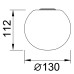 9346 Плафон ANDROMEDA MANTRA