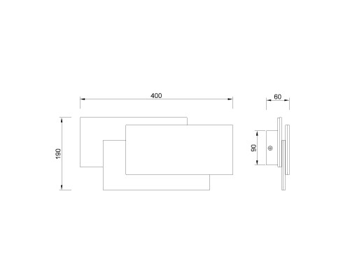 8087 Настенный светильник TAHITI XL MANTRA