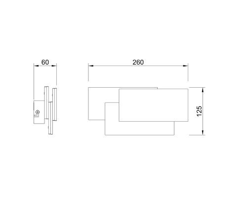 8090 Настенный светильник TAHITI XL MANTRA