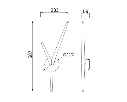 9230 Настенный светильник ARRECIFE MANTRA