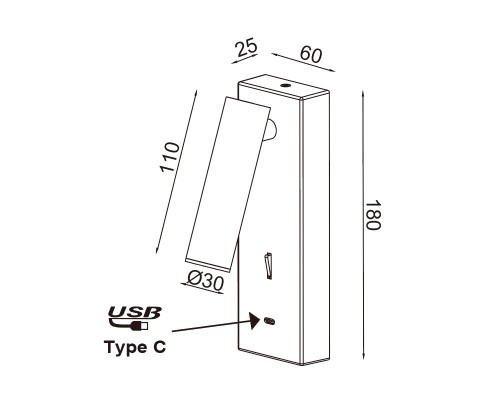 8987 Настенный светильник TARIFA III MANTRA