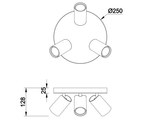 7962 Потолочный светильник-спот SAL MANTRA