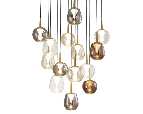 8935+14PL Люстра подвесная ANDROMEDA MANTRA