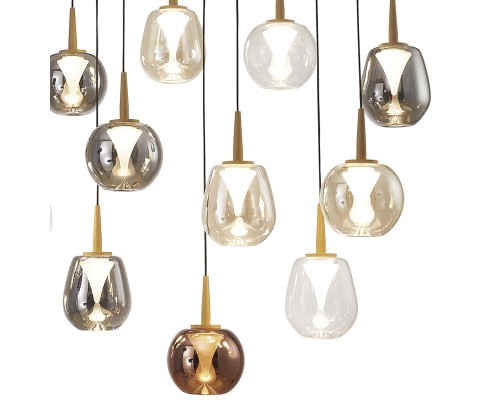 8936+14PL Люстра подвесная ANDROMEDA MANTRA