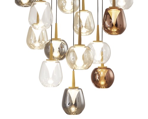 8935+14PL Люстра подвесная ANDROMEDA MANTRA