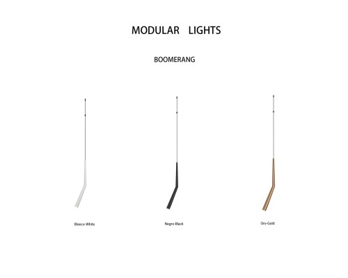 9245 Подвесной модульный светильник без основания BOOMERANG MANTRA