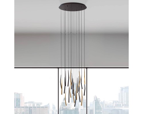 9377+9240 (24L) Подвесная люстра BOOMERANG MANTRA