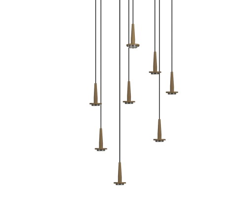 8933 Люстра подвесная БЕЗ плафонов (8) ANDROMEDA MANTRA