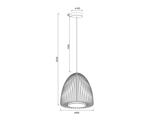 9016 Люстра подвесная SMART MANTRA