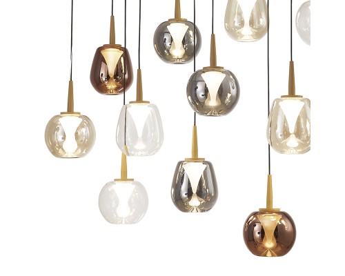 8936+14PL Люстра подвесная ANDROMEDA MANTRA