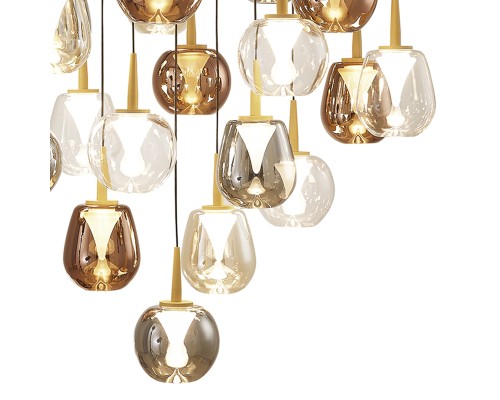 8937+24PL Люстра подвесная ANDROMEDA MANTRA