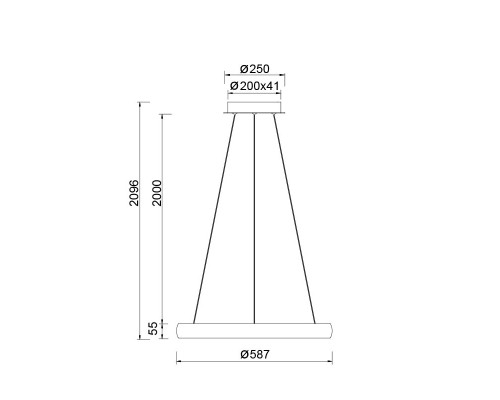 9430 Люстра подвесная FLATS MANTRA