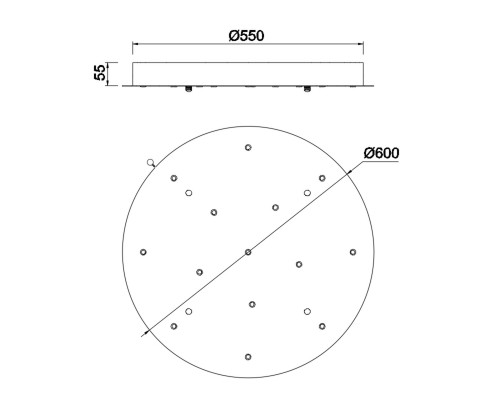 9372+9245 (14L) Подвесная люстра BOOMERANG MANTRA