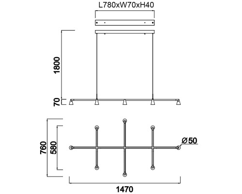 9408 Люстра подвесная AFRICA MANTRA