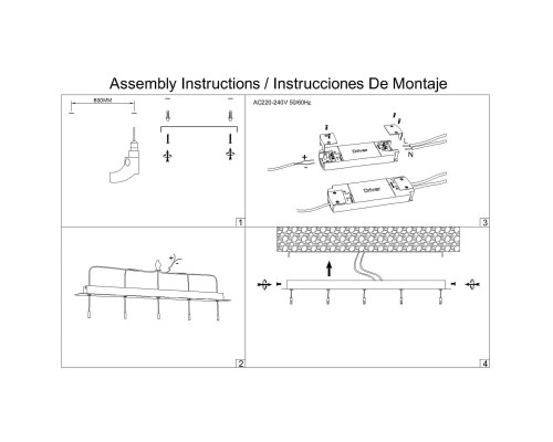9384+9229 (5L) Подвесная люстра ARRECIFE MANTRA