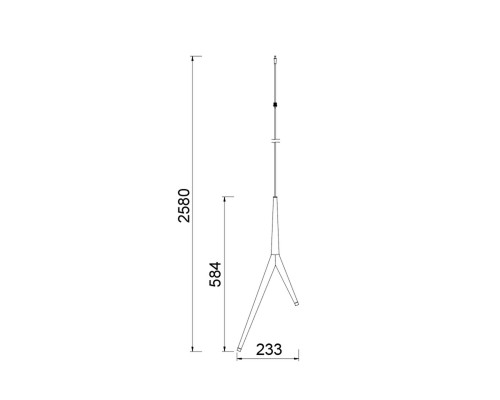 9220 Подвесной модульный светильник без основания ARRECIFE MANTRA