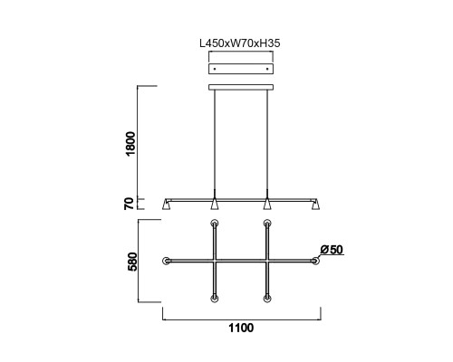 9409 Люстра подвесная AFRICA MANTRA
