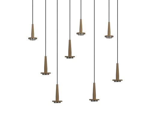 8934 Люстра подвесная БЕЗ плафонов (8) ANDROMEDA MANTRA