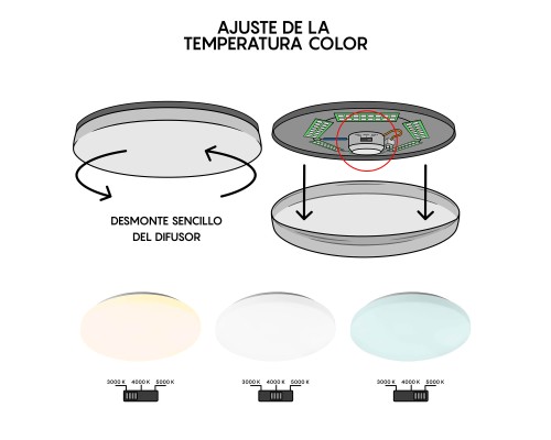 8694 Потолочный светильник ZERO CCT MANTRA