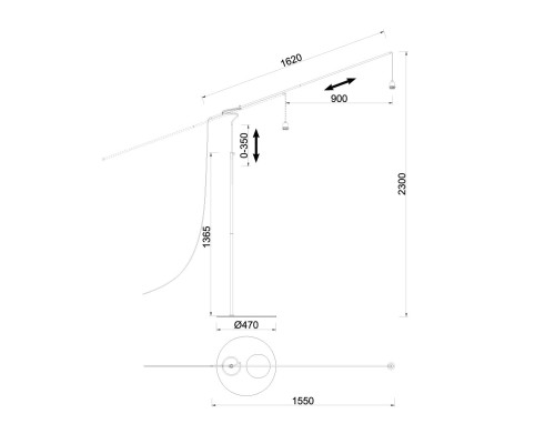 9445+9447 Торшер RUTI RICCA MANTRA