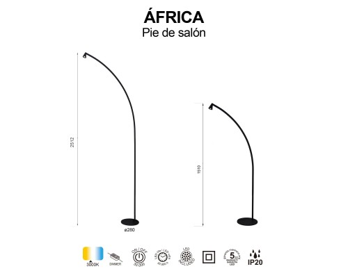 9416 Торшер AFRICA MANTRA