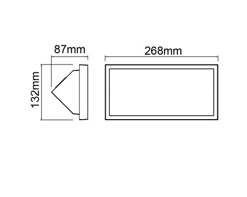 8860 Настенный уличный светильник CREEK MANTRA