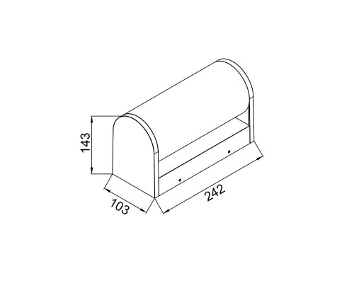 9155 Настенный уличный светильник GANT MANTRA