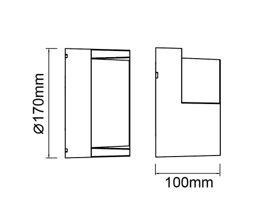 8854 Настенный уличный светильник CREEK MANTRA